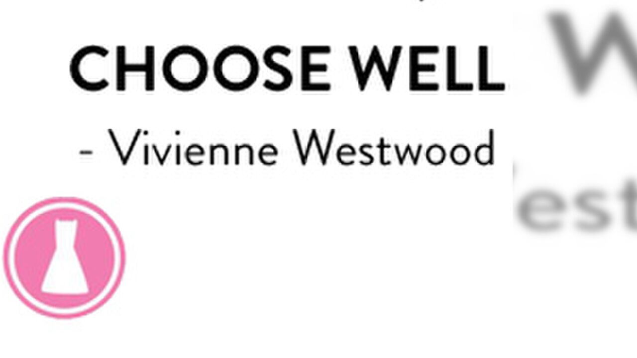 Buy less, choose well | Jurkjes.nl